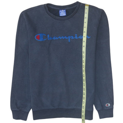 Mens UK Size S Champion Blue Pullover Sweatshirt