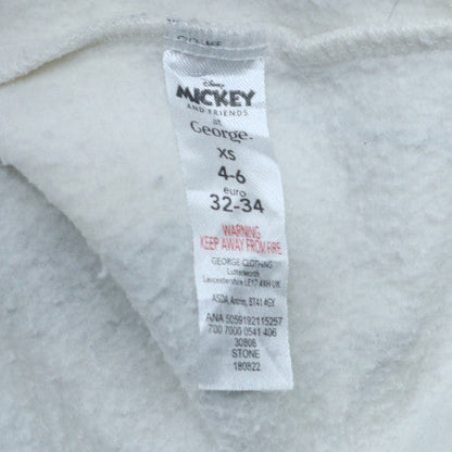 Womens UK Size XS George White Pullover Sweatshirt