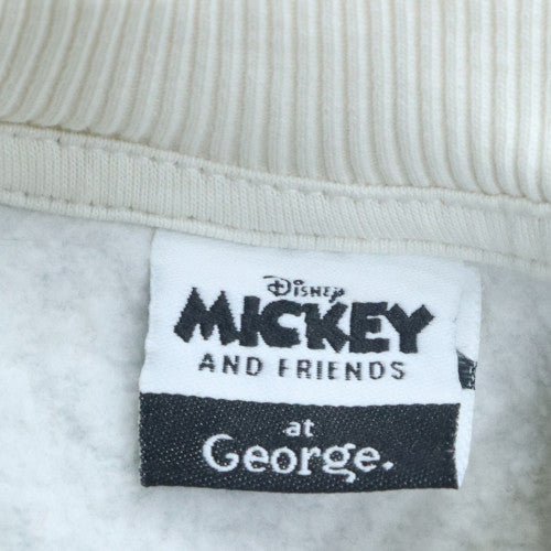 Womens UK Size XS George White Pullover Sweatshirt