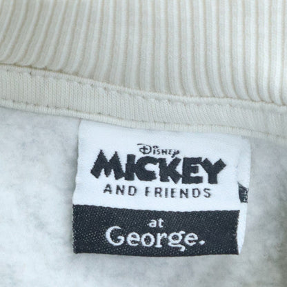 Womens UK Size XS George White Pullover Sweatshirt