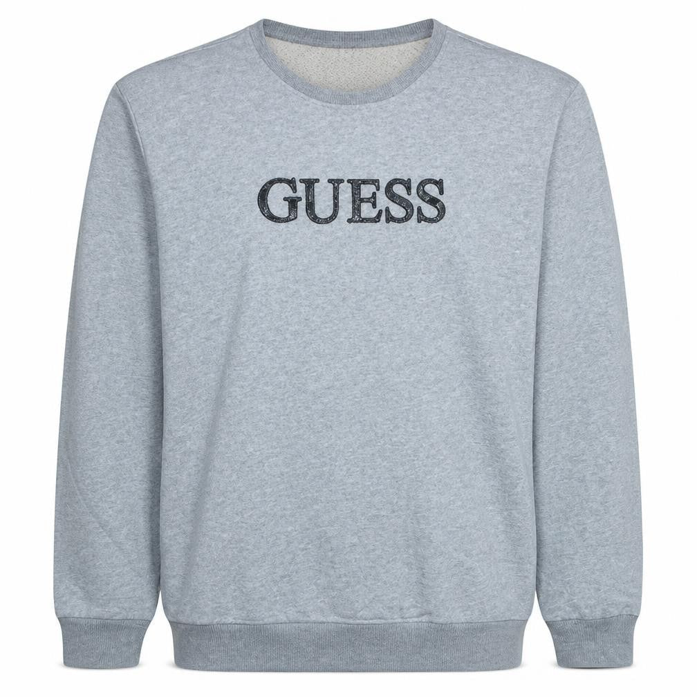 Mens UK Size 2XL GUESS Grey Pullover Sweatshirt