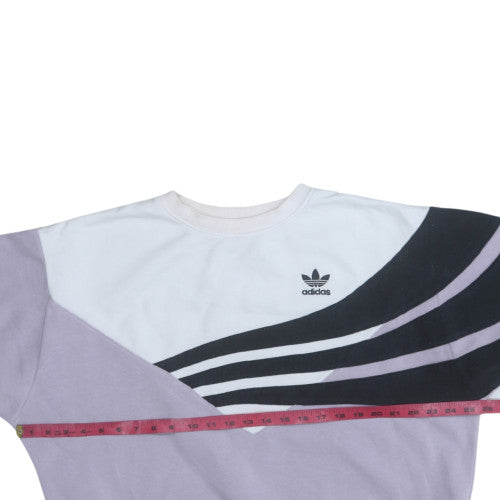 Womens UK Size 16 adidas Multicoloured Pullover Sweatshirt