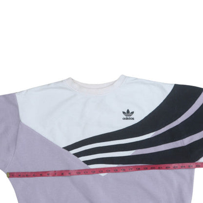 Womens UK Size 16 adidas Multicoloured Pullover Sweatshirt