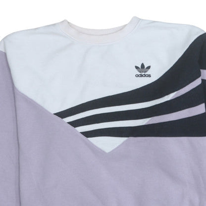 Womens UK Size 16 adidas Multicoloured Pullover Sweatshirt