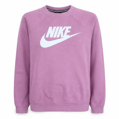 Womens UK Size M Nike Pink Pullover Sweatshirt