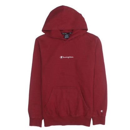 Mens UK Size M Champion Red Pullover Hoodie