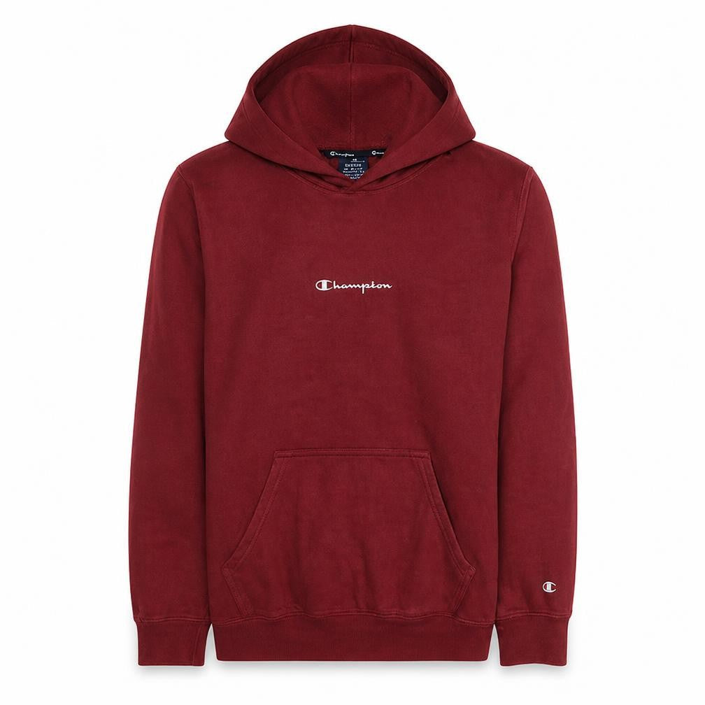 Mens UK Size M Champion Red Pullover Hoodie