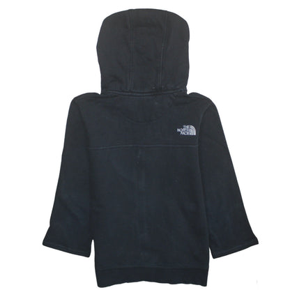 The North Face Boys Black Full Zip Hoodie L/G Cotton Blend Casual
