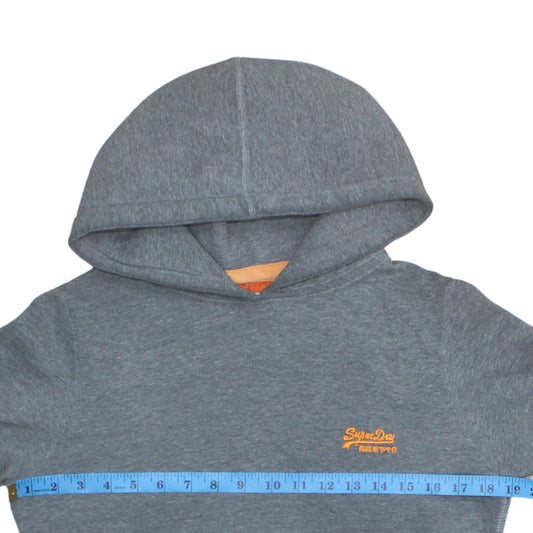 Mens UK Size M Superdry Grey Pullover Hoodie