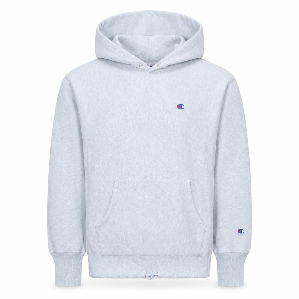 Mens UK Size S Champion Grey Pullover Hoodie