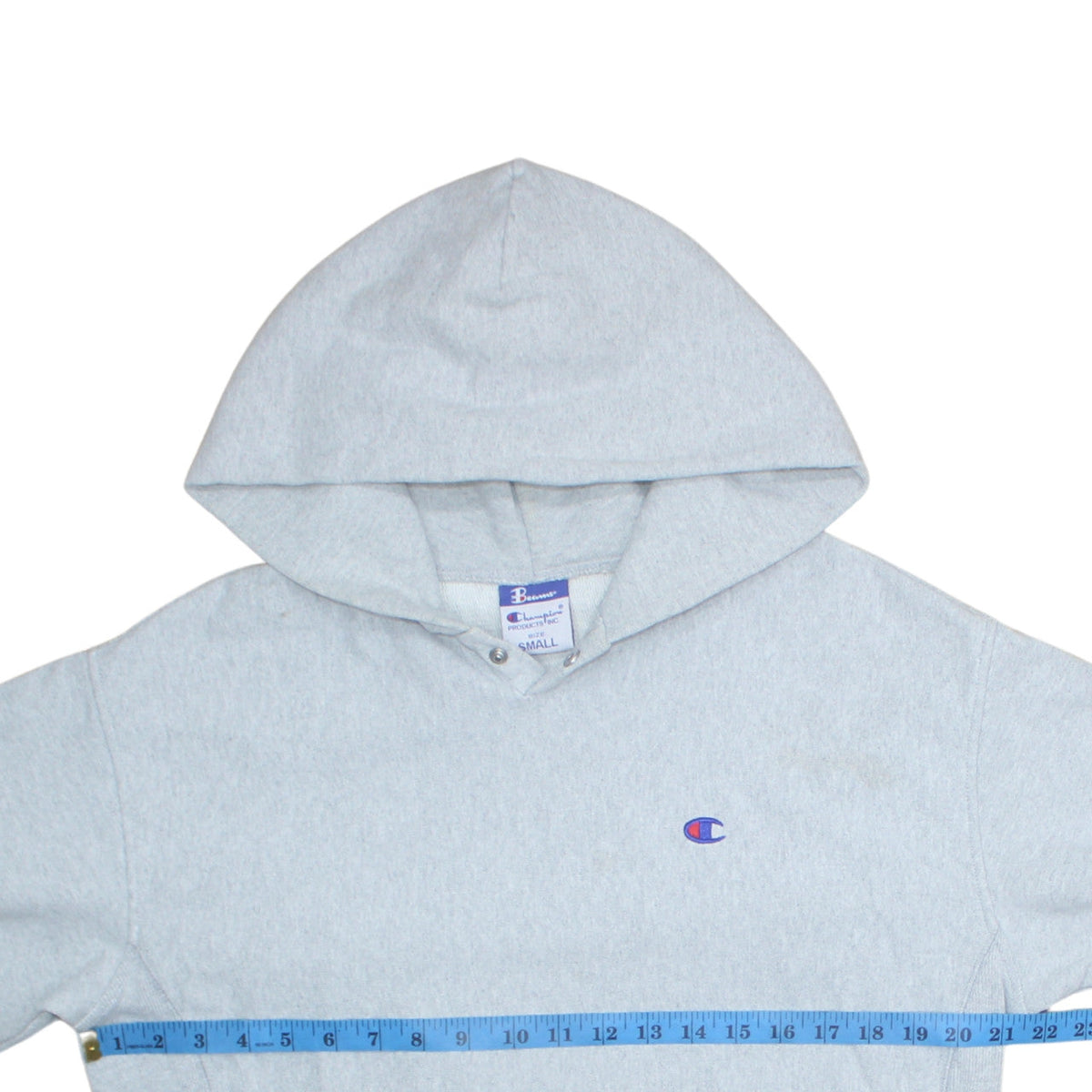 Mens UK Size S Champion Grey Pullover Hoodie