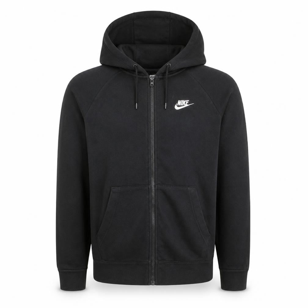 Mens UK Size S Nike Black Full Zip Hoodie