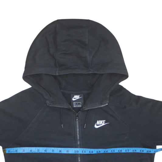 Mens UK Size S Nike Black Full Zip Hoodie