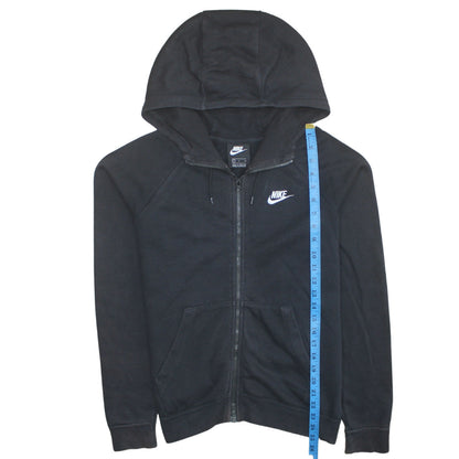 Mens UK Size S Nike Black Full Zip Hoodie