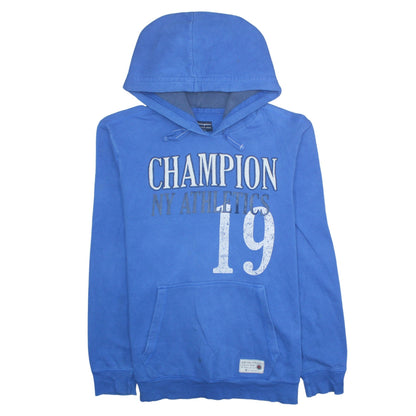 Mens UK Size 2XL Champion Blue Pullover Hoodie