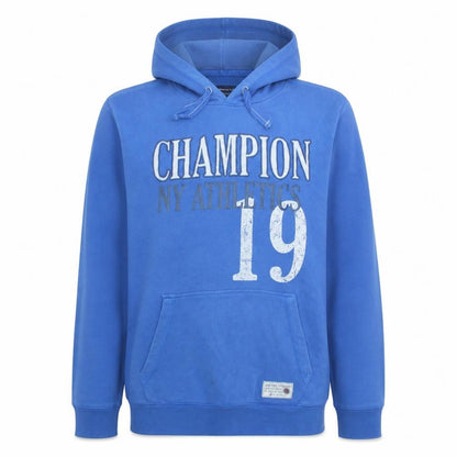 Mens UK Size 2XL Champion Blue Pullover Hoodie