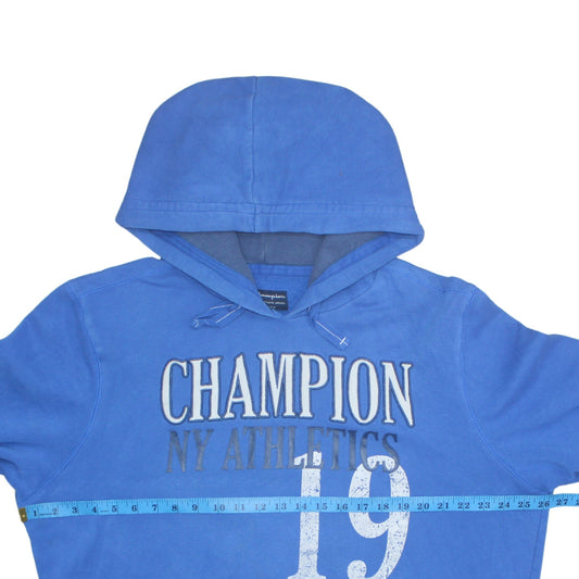 Mens UK Size 2XL Champion Blue Pullover Hoodie