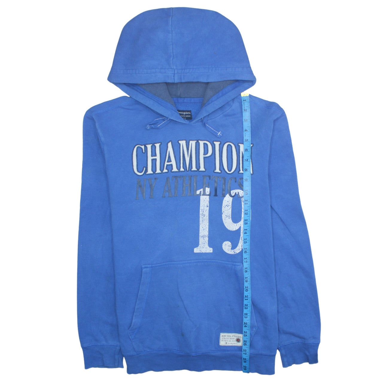 Mens UK Size 2XL Champion Blue Pullover Hoodie