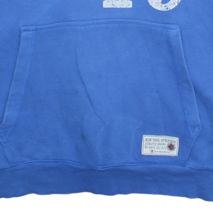 Mens UK Size 2XL Champion Blue Pullover Hoodie