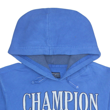 Mens UK Size 2XL Champion Blue Pullover Hoodie