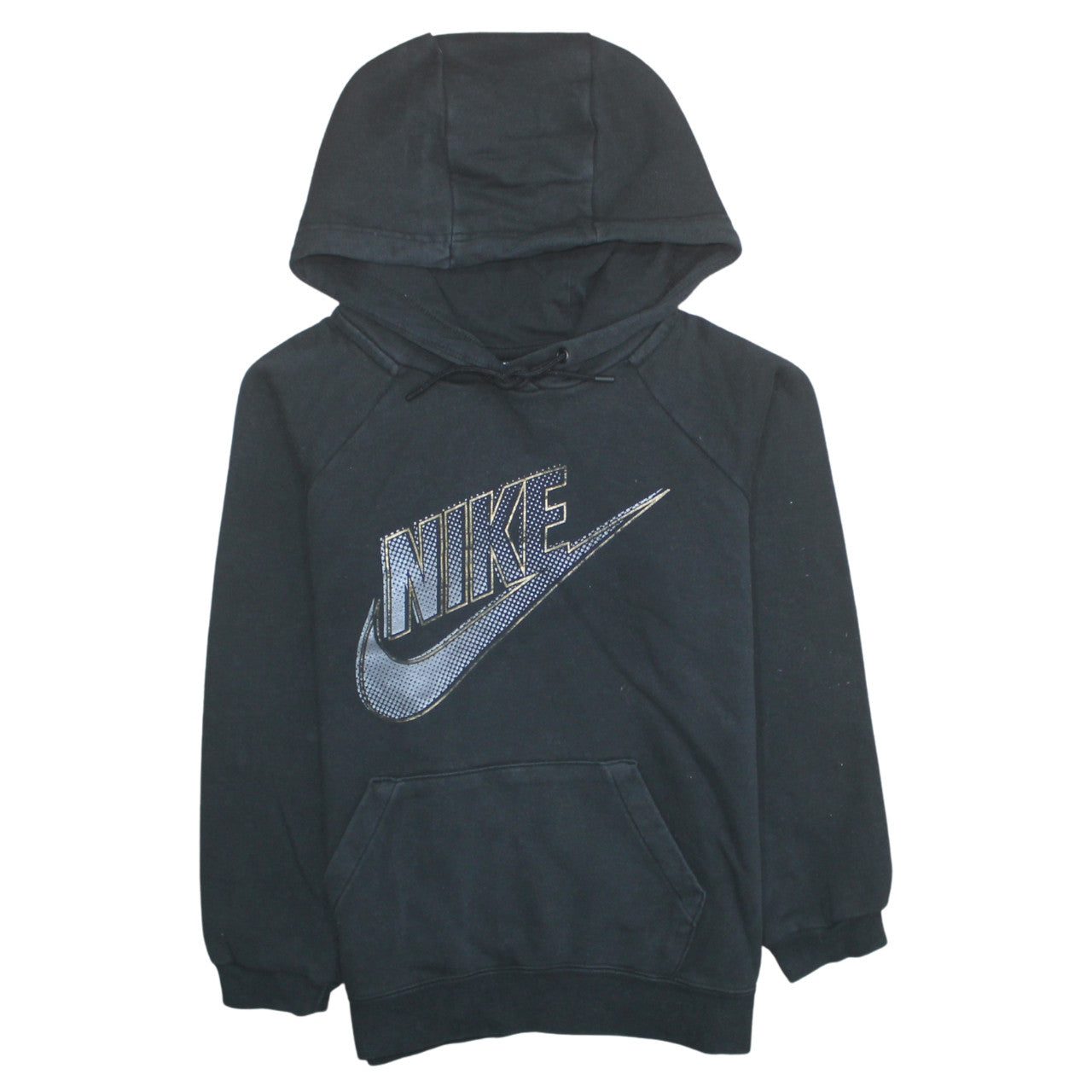 Womens UK Size XS Nike Black Pullover Hoodie