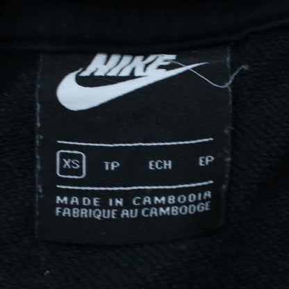 Womens UK Size XS Nike Black Pullover Hoodie