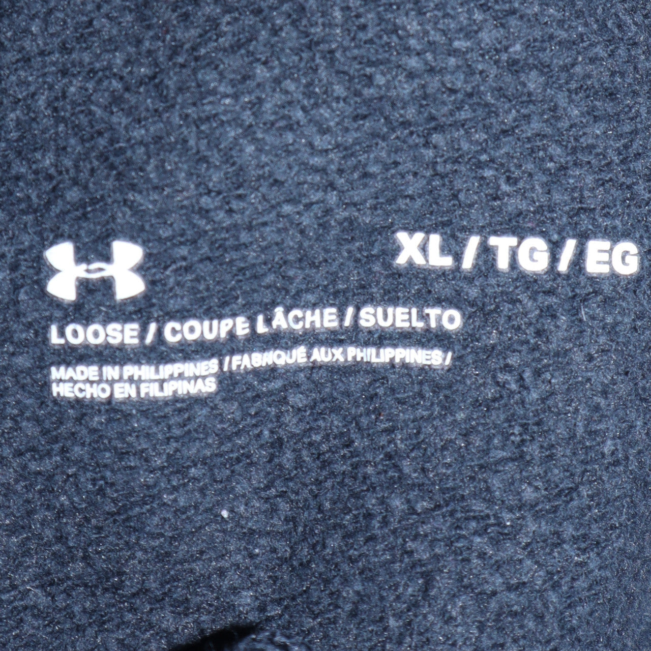 Mens UK Size XL Under armour Black Pullover Hoodie