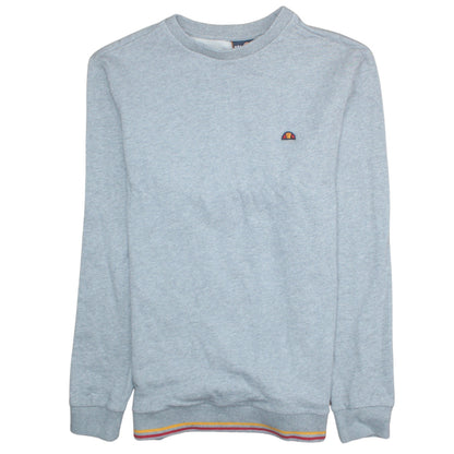 Mens UK Size M ellesse Grey Pullover Sweatshirt