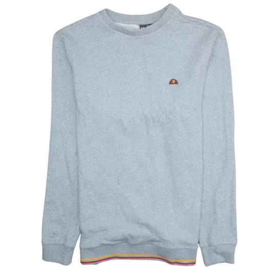 Mens UK Size M ellesse Grey Pullover Sweatshirt