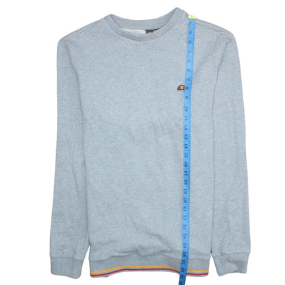 Mens UK Size M ellesse Grey Pullover Sweatshirt
