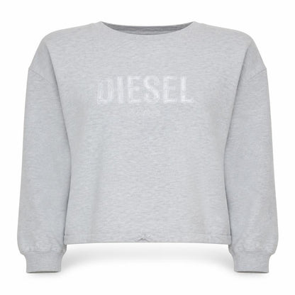 Womens UK Size L Diesel Grey Pullover Sweatshirt