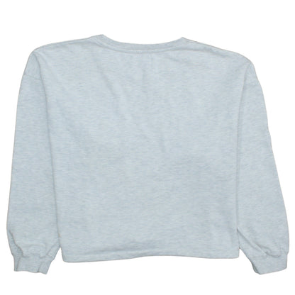 Womens UK Size L Diesel Grey Pullover Sweatshirt