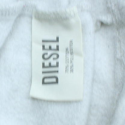 Womens UK Size L Diesel Grey Pullover Sweatshirt