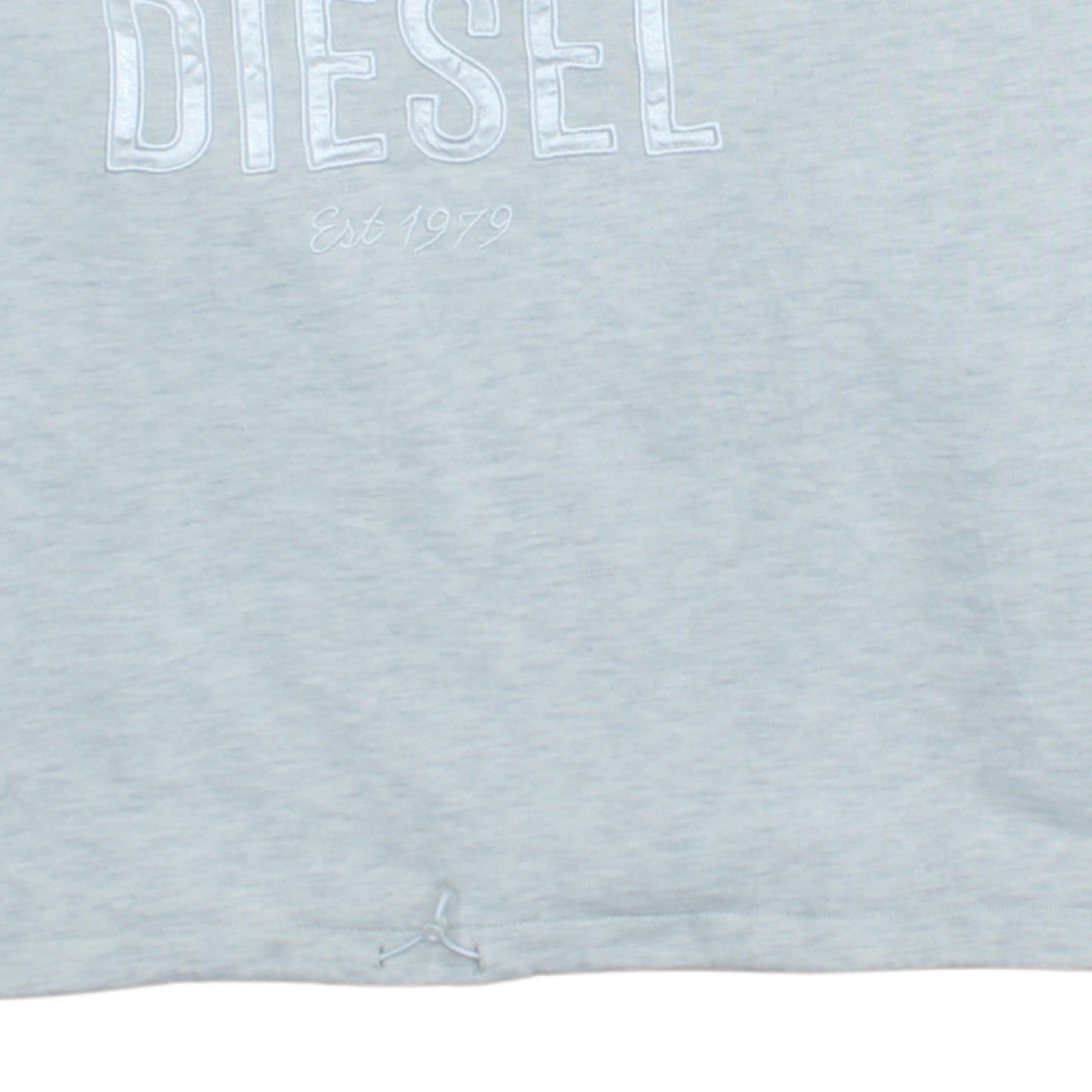 Womens UK Size L Diesel Grey Pullover Sweatshirt