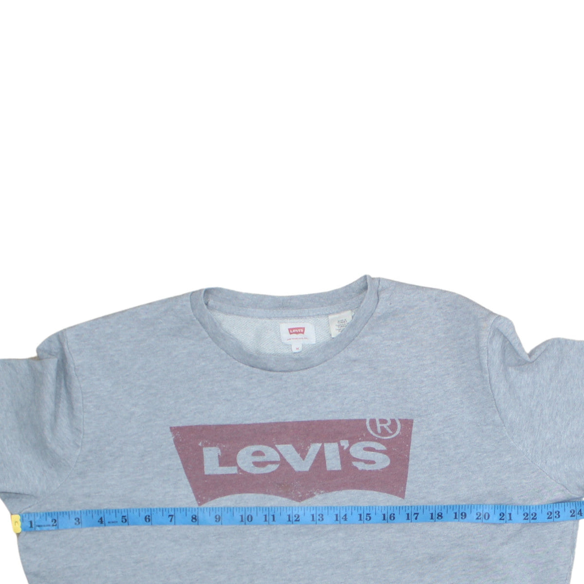 Mens UK Size M Levi's Grey Pullover Sweatshirt