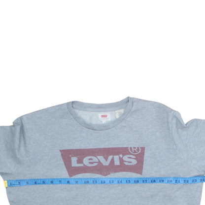 Mens UK Size M Levi's Grey Pullover Sweatshirt