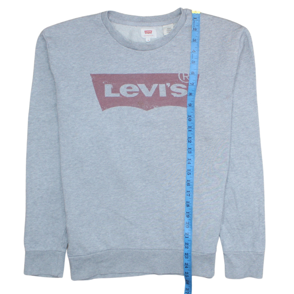 Mens UK Size M Levi's Grey Pullover Sweatshirt