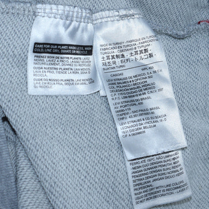 Mens UK Size M Levi's Grey Pullover Sweatshirt