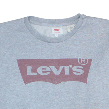 Mens UK Size M Levi's Grey Pullover Sweatshirt