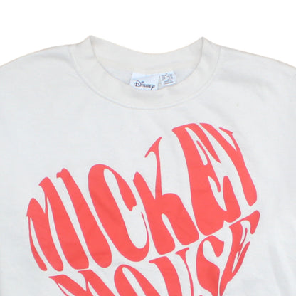 Womens UK Size 12/14 Disney White Pullover Sweatshirt