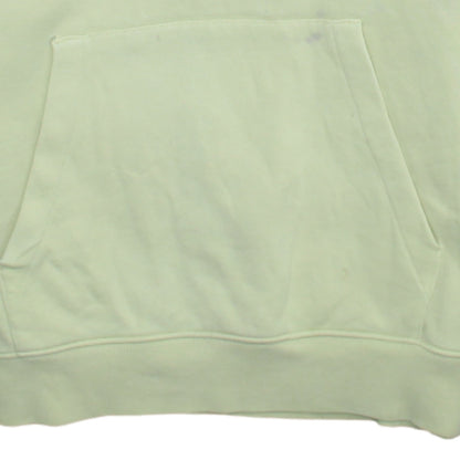 Champion Women's Yellow Pullover Hoodie Small Cotton Logo Jumper