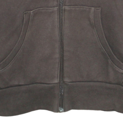 Womens UK Size M Nike Brown Full Zip Hoodie