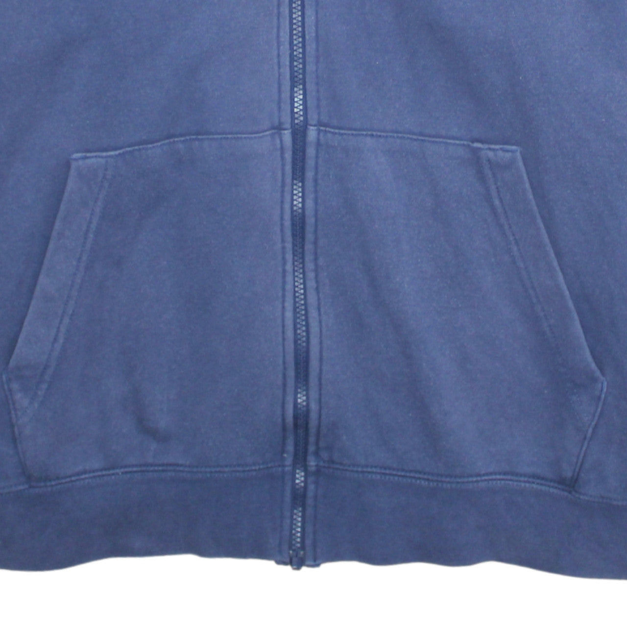 Mens UK Size XL Nike Blue Full Zip Hoodie