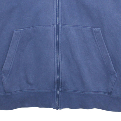 Mens UK Size XL Nike Blue Full Zip Hoodie