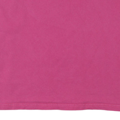 Tommy Jeans Womens Pink Cotton Short Sleeve Crew Neck T-Shirt L