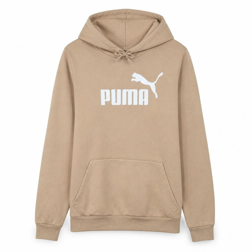 Womens UK Size L PUMA Beige Pullover Hoodie