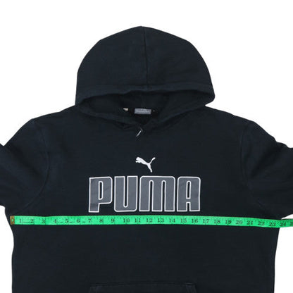 Mens UK Size L PUMA Black Pullover Hoodie