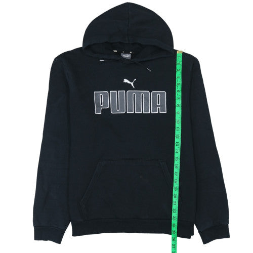 Mens UK Size L PUMA Black Pullover Hoodie