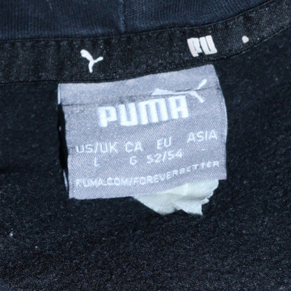 Mens UK Size L PUMA Black Pullover Hoodie