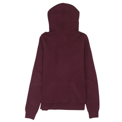 Womens UK Size XS Hollister Red Pullover Hoodie